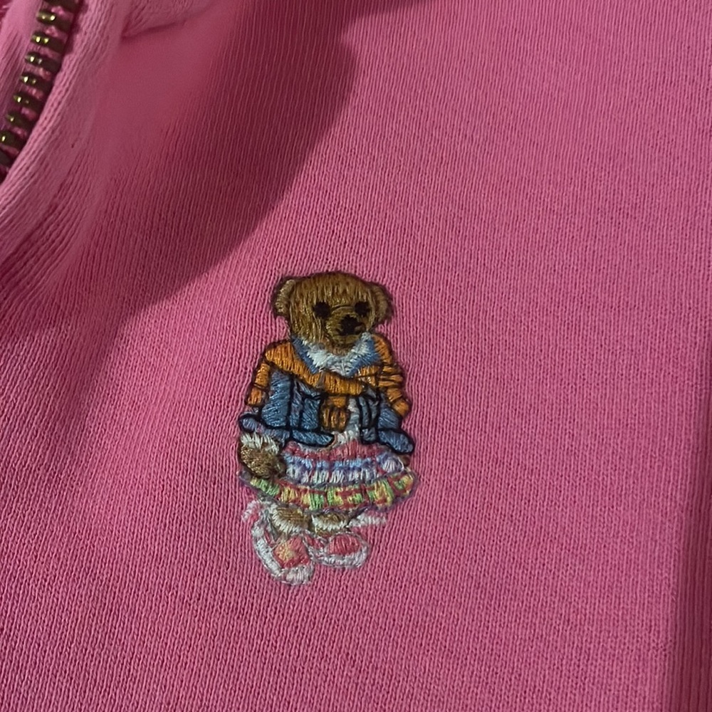 Girls Polo Bear Hoodie